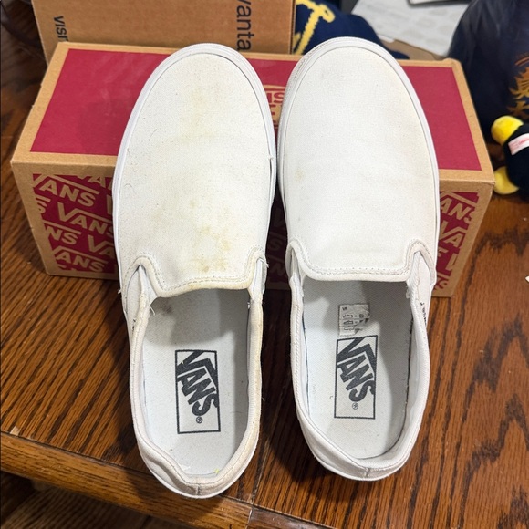 Vans Asher Canvas Shoes in True White - Picture 6 of 10